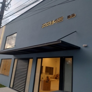 Entrada do salão de festa Prime 39 para infantil e casamentos